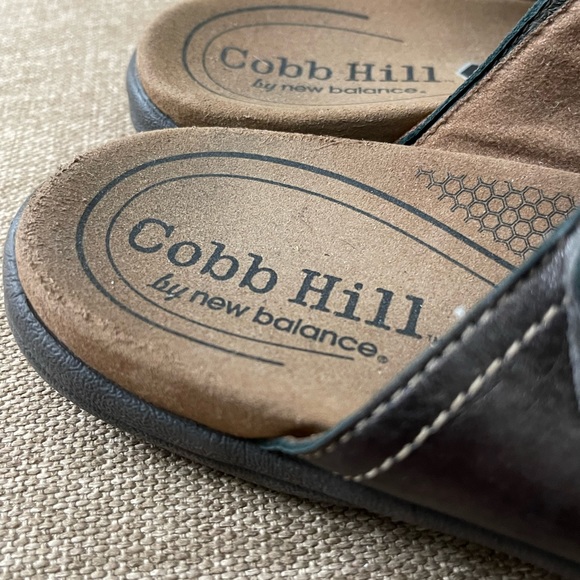 Cobb Hill by New Balance 2 strap brown pewter sandals w7 - Picture 6 of 6